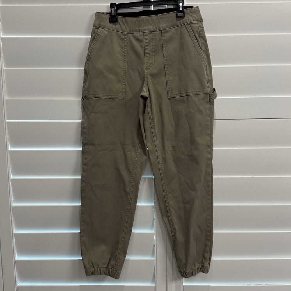 BUCKLE BLACK PULL-ON JOGGER - CARGO STYLE